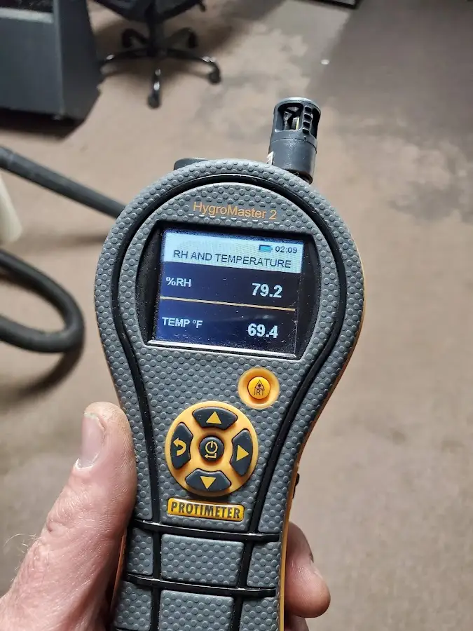 Moisture meter humidity assessment for Fire & Smoke Damage Restoration in Mount Pleasant
